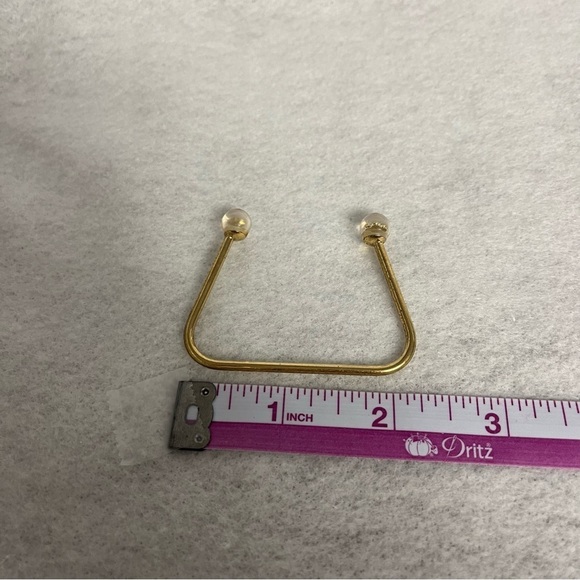 LOUIS VUITTON Wire Bracelet Gold Tone Ball Tips Fluer - Picture 11 of 15